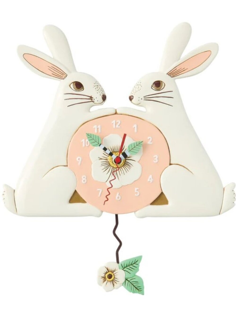 Allen Design Garden Whisperer Bunny Clock.